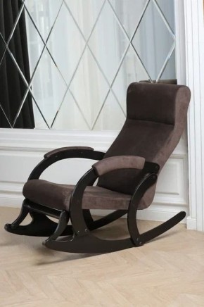 Кресло-качалка МАРСЕЛЬ 33-Т-AC (кофе) в Губахе - gubaha.ok-mebel.com | фото 4