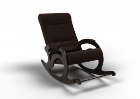 Кресло-качалка Тироль 12-Т-ГР (ткань/венге) ГРАФИТ в Губахе - gubaha.ok-mebel.com | фото