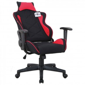 Кресло компьютерное BRABIX GT Racer GM-101 + подушка (ткань) черное/красное (531820) в Губахе - gubaha.ok-mebel.com | фото 4
