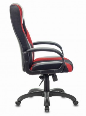 Кресло компьютерное BRABIX PREMIUM "Rapid GM-102" (экокожа/ткань, черное/красное) 532107 в Губахе - gubaha.ok-mebel.com | фото 3