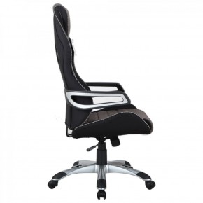 Кресло компьютерное BRABIX Techno GM-002 (ткань) черное/серое, вставки белые (531815) в Губахе - gubaha.ok-mebel.com | фото 4