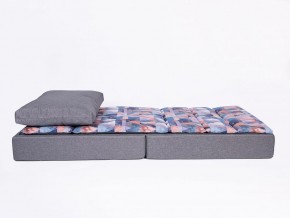 Кресло-кровать бескаркасное Харви (коричневый-геометрия браун) в Губахе - gubaha.ok-mebel.com | фото 3