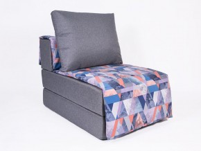 Кресло-кровать бескаркасное Харви (серый-сноу деним) в Губахе - gubaha.ok-mebel.com | фото