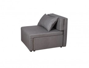 Кресло-кровать Милена (серый) Велюр в Губахе - gubaha.ok-mebel.com | фото 1