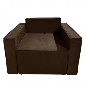 Кресло-кровать Принц КК1-ВК (велюр коричневый) в Губахе - gubaha.ok-mebel.com | фото