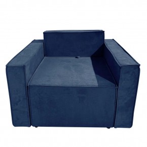 Кресло-кровать Принц КК1-ВСи (велюр синий) в Губахе - gubaha.ok-mebel.com | фото
