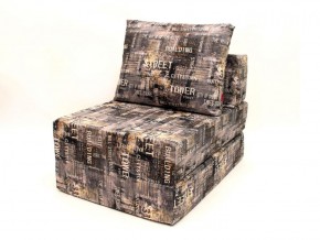 Кресло-кровать-пуф бескаркасное Окта (Велюр принт 2) в Губахе - gubaha.ok-mebel.com | фото 5