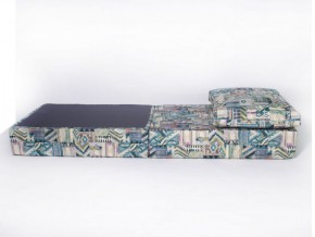 Кресло-кровать-пуф бескаркасное Окта (Велюр принт 2) в Губахе - gubaha.ok-mebel.com | фото 8