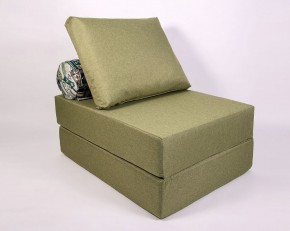 Кресло-кровать-пуф бескаркасное Прайм (Оливковый) в Губахе - gubaha.ok-mebel.com | фото