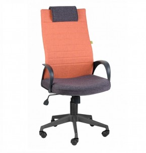 Кресло Квест HOME (Ткань КФ-28/КФ-13) оранжевый-сливовый в Губахе - gubaha.ok-mebel.com | фото