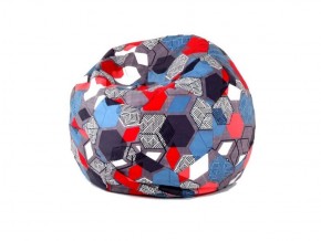 Кресло-мешок Мяч M (Geometry Slate) в Губахе - gubaha.ok-mebel.com | фото 1