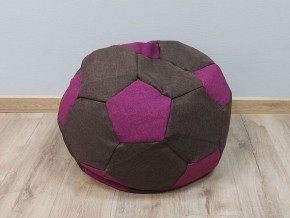 Кресло-мешок Мяч S (Savana Chocolate-Savana Berry) в Губахе - gubaha.ok-mebel.com | фото 1