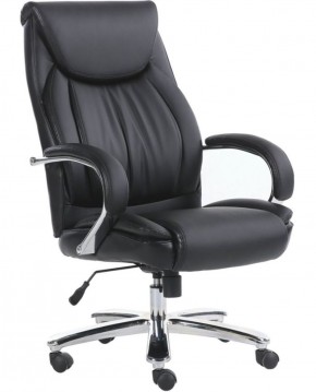 Кресло офисное BRABIX PREMIUM "Advance EX-575" (хром, экокожа, черное) 531825 в Губахе - gubaha.ok-mebel.com | фото