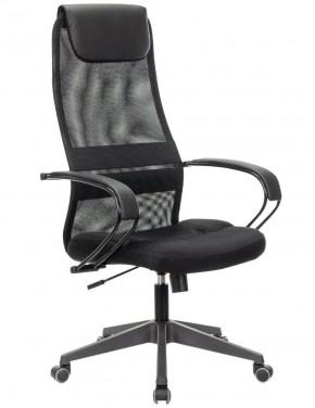Кресло офисное BRABIX PREMIUM "Stalker EX-608 PL" (ткань-сетка/кожзам, черное) 532090 в Губахе - gubaha.ok-mebel.com | фото