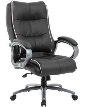Кресло офисное BRABIX PREMIUM "Strong HD-009" (экокожа черная, ткань серая) 531945 в Губахе - gubaha.ok-mebel.com | фото