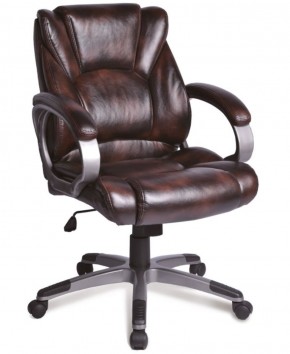 Кресло офисное BRABIX "Eldorado EX-504" (коричневое) 530875 в Губахе - gubaha.ok-mebel.com | фото 1