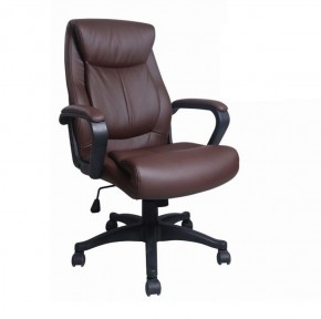 Кресло офисное BRABIX "Enter EX-511" (экокожа/коричневая) 531163 в Губахе - gubaha.ok-mebel.com | фото 1