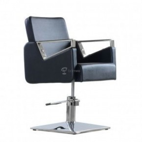 Кресло парикмахерское Barneo 6300V5 черное в Губахе - gubaha.ok-mebel.com | фото