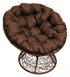 Кресло "ПАПАСАН" ротанг (каркас коричневый) в Губахе - gubaha.ok-mebel.com | фото