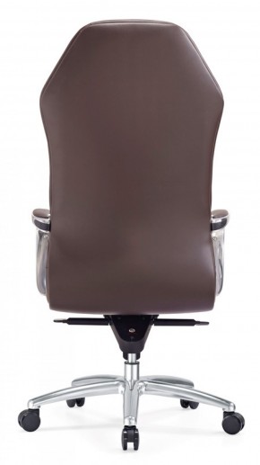 Кресло руководителя Бюрократ _AURA/BROWN коричневый в Губахе - gubaha.ok-mebel.com | фото 5