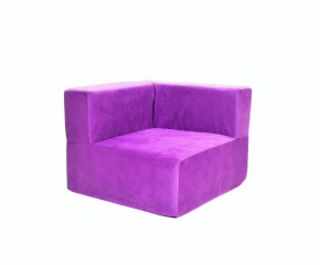 Кресло-угловое-модуль бескаркасное Тетрис 30 (Фиолетовый) в Губахе - gubaha.ok-mebel.com | фото