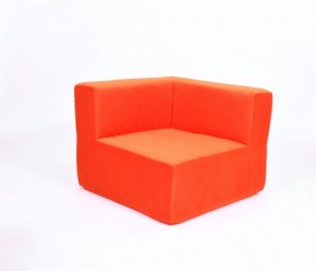 Кресло-угловое-модуль бескаркасное Тетрис 30 (Оранжевый) в Губахе - gubaha.ok-mebel.com | фото