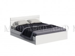 НЭНСИ NEW Кровать 1,4 м (Белый глянец холодный/Белый) в Губахе - gubaha.ok-mebel.com | фото