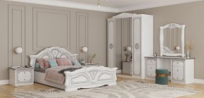 Кровать 2-х спальная 1600*2000 Грация (12.116) без основания (белый/серебро) в Губахе - gubaha.ok-mebel.com | фото 2