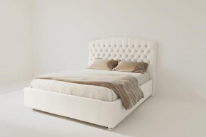 Кровать Берлин без основания 1600 (экокожа белая) в Губахе - gubaha.ok-mebel.com | фото