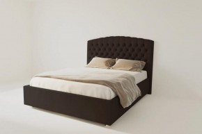 Кровать Берлин без основания 800 (экокожа коричневая) в Губахе - gubaha.ok-mebel.com | фото