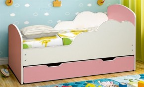 Кровать детская Облака №1 (800*1600) ЛДСП в Губахе - gubaha.ok-mebel.com | фото 1