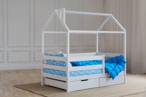 Кровать-домик 80*160 Белый в Губахе - gubaha.ok-mebel.com | фото 4