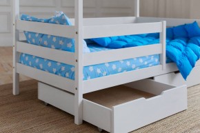 Кровать-домик 80*160 Белый в Губахе - gubaha.ok-mebel.com | фото 5