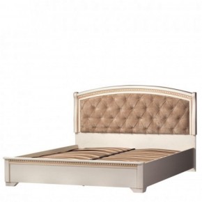 Кровать двойная №815 Парма кремовый белый (1800) в Губахе - gubaha.ok-mebel.com | фото