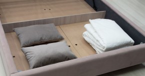 Кровать двойная Мелисса 140 + ортопед + ПМ + дно (арт. Тори 45 велюр (ява)) в Губахе - gubaha.ok-mebel.com | фото 5