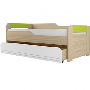 Кровать двухуровневая + подлокотники Стиль № 900.1 NEW (туя светлая/лайм) в Губахе - gubaha.ok-mebel.com | фото