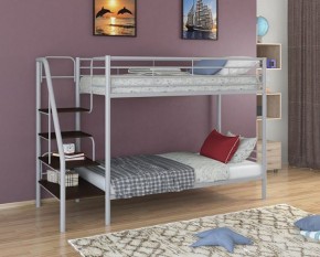 Кровать двухъярусная "Толедо" Серый/Венге в Губахе - gubaha.ok-mebel.com | фото 1