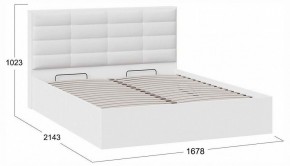 Кровать двуспальная Агата с ПМ Тип 1 в Губахе - gubaha.ok-mebel.com | фото 4
