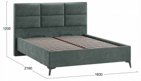 Кровать двуспальная Делана с ПМ Тип 1 в Губахе - gubaha.ok-mebel.com | фото 4
