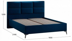 Кровать двуспальная Делана с ПМ Тип 1 в Губахе - gubaha.ok-mebel.com | фото 4