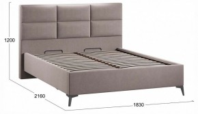 Кровать двуспальная Делана с ПМ Тип 1 в Губахе - gubaha.ok-mebel.com | фото 4