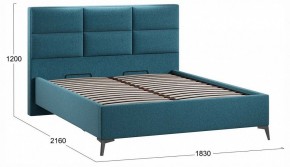 Кровать двуспальная Делана с ПМ Тип 1 в Губахе - gubaha.ok-mebel.com | фото 4
