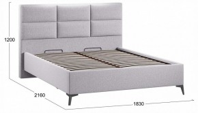 Кровать двуспальная Делана с ПМ Тип 1 в Губахе - gubaha.ok-mebel.com | фото 4
