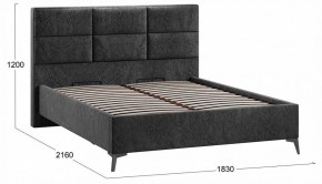 Кровать двуспальная Делана с ПМ Тип 1 в Губахе - gubaha.ok-mebel.com | фото 4