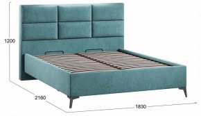 Кровать двуспальная Делана с ПМ Тип 1 в Губахе - gubaha.ok-mebel.com | фото 4