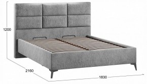 Кровать двуспальная Делана с ПМ Тип 1 в Губахе - gubaha.ok-mebel.com | фото 4