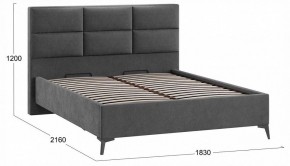Кровать двуспальная Делана с ПМ Тип 1 в Губахе - gubaha.ok-mebel.com | фото 4