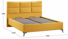 Кровать двуспальная Делана с ПМ Тип 1 в Губахе - gubaha.ok-mebel.com | фото 4