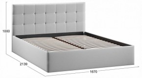 Кровать двуспальная Джоли с ПМ Тип 1 в Губахе - gubaha.ok-mebel.com | фото 4