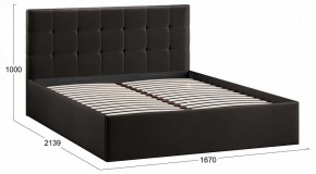 Кровать двуспальная Джоли с ПМ Тип 1 в Губахе - gubaha.ok-mebel.com | фото 4